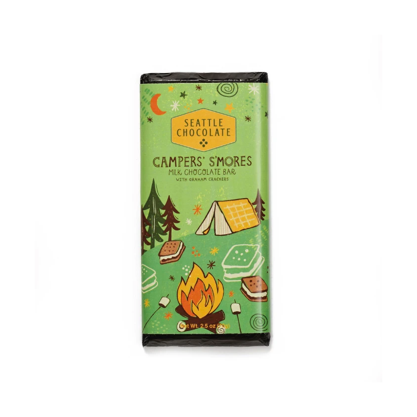 Seattle Chocolate - Truffle Bar (2.5oz) - Campers S'mores