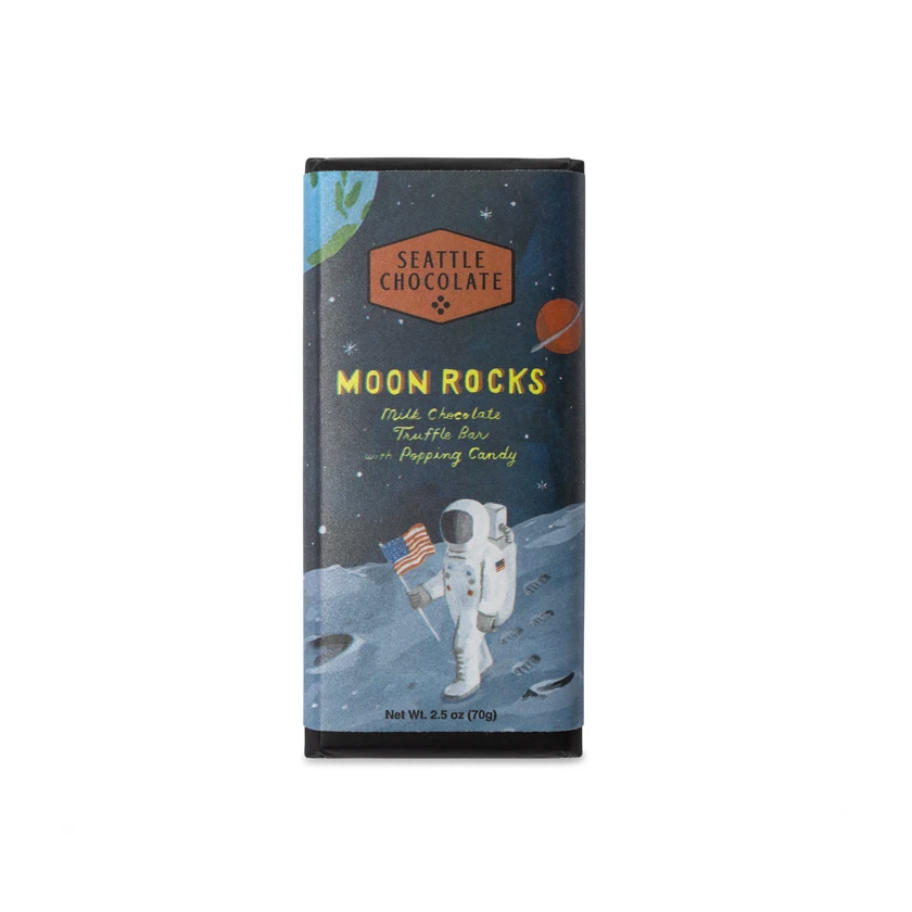 Seattle Chocolate - Truffle Bar (2.5oz) - Moon Rocks