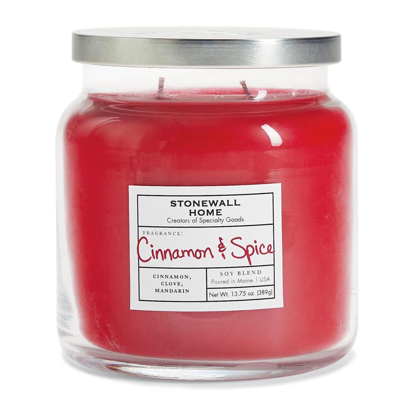 Stonewall Home - Candles & Fragrance - Cinnamon & Spice, Medium Apothecary