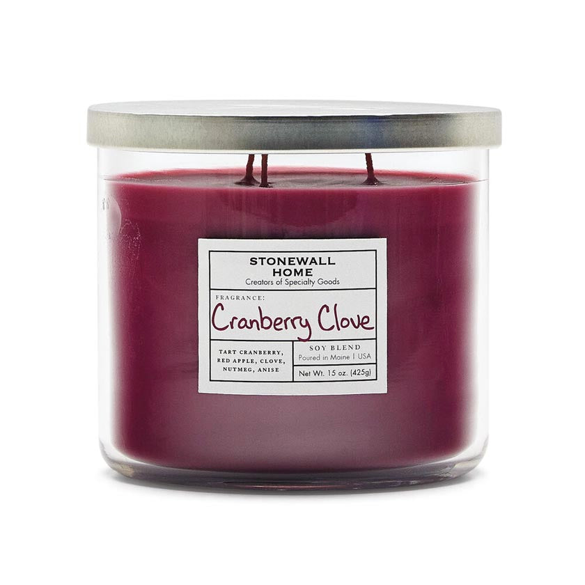 Stonewall Home - Candles & Fragrance - Cranberry Clove, Bowl