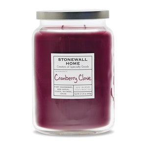 Stonewall Home - Candles & Fragrance - Cranberry Clove, Large Apothecary