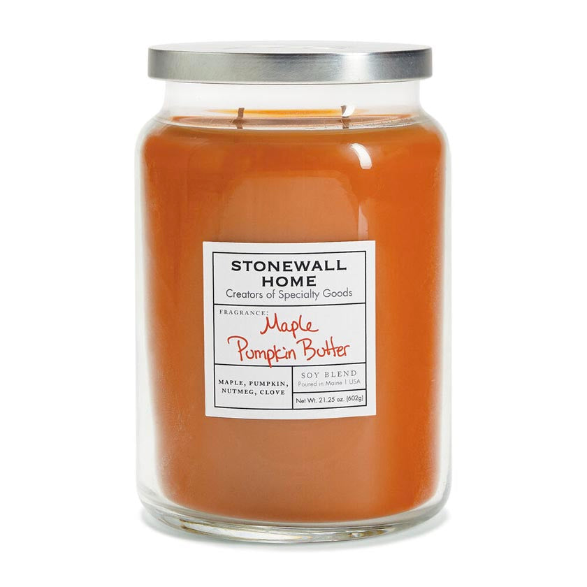 Stonewall Home - Candles & Fragrance - Maple Pumpkin Butter, Large Apothecary