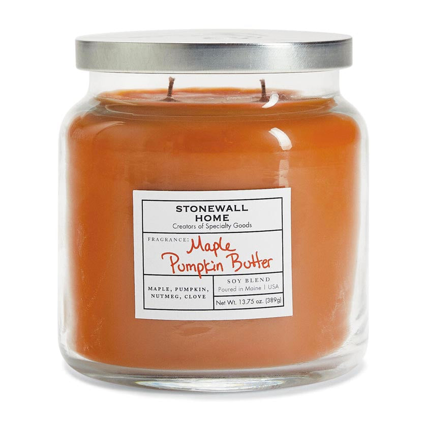 Stonewall Home - Candles & Fragrance - Maple Pumpkin Butter, Medium Apothecary