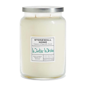 Stonewall Home - Candles & Fragrance - Winter White, Large Apothecary