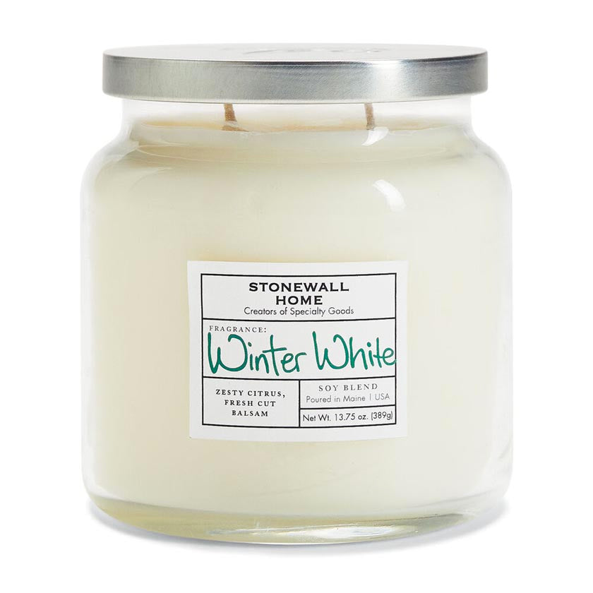 Stonewall Home - Candles & Fragrance - Winter White, Medium Apothecary
