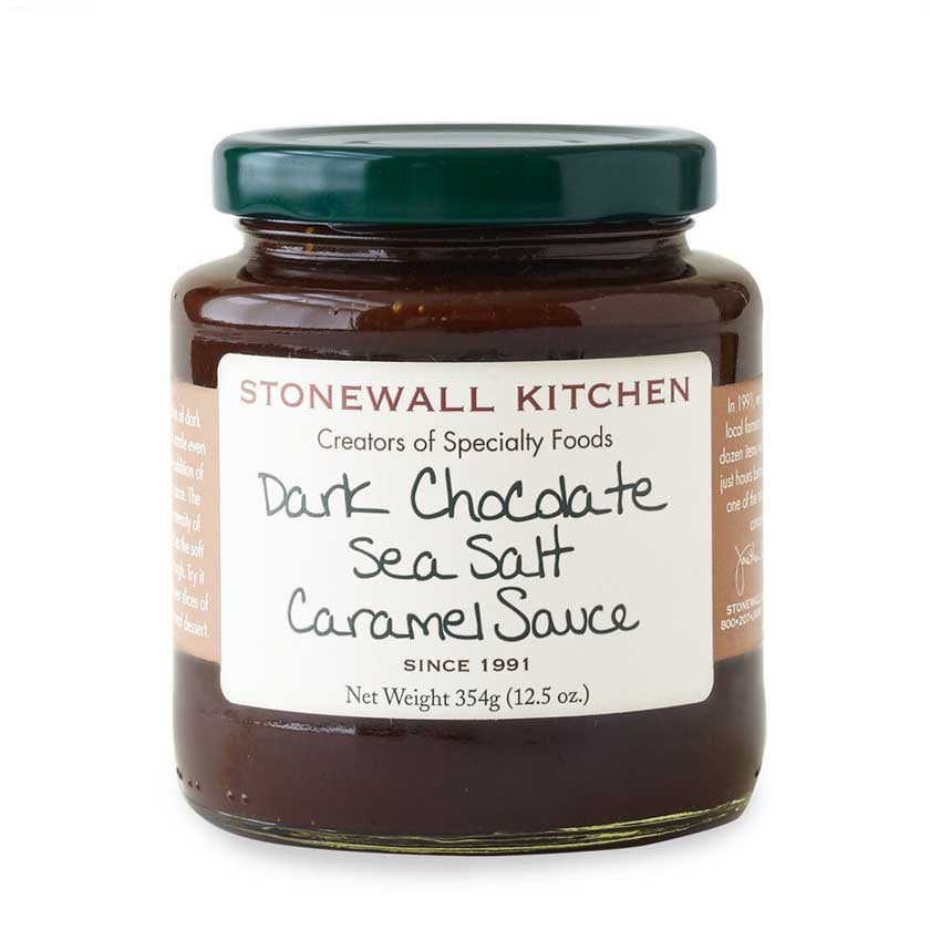 Stonewall Kitchen - Dark Chocolate Sea Salt Caramel Sauce 12.5oz