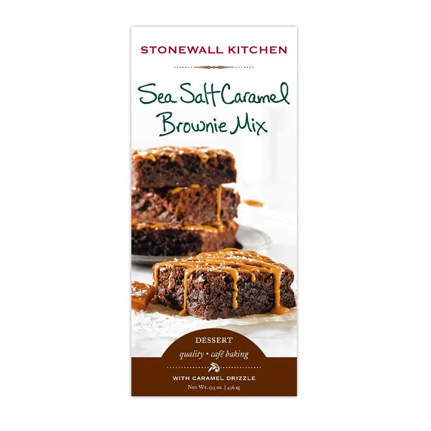 Stonewall Kitchen - Sea Salt Caramel Brownie Mix 17.5oz