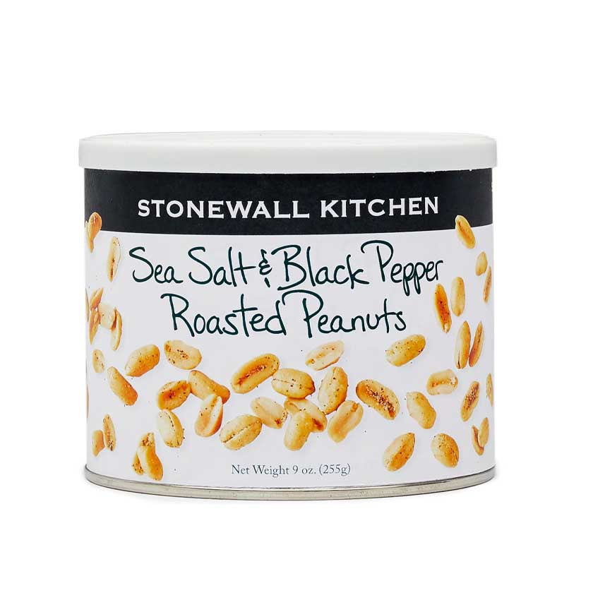 Stonewall Kitchen - Sea Salt & Black Pepper Roasted Peanuts 9oz