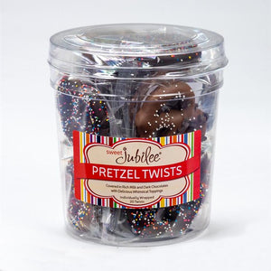 Sweet Jubilee - Chocolate-Covered Pretzel Twist Tub 20CT