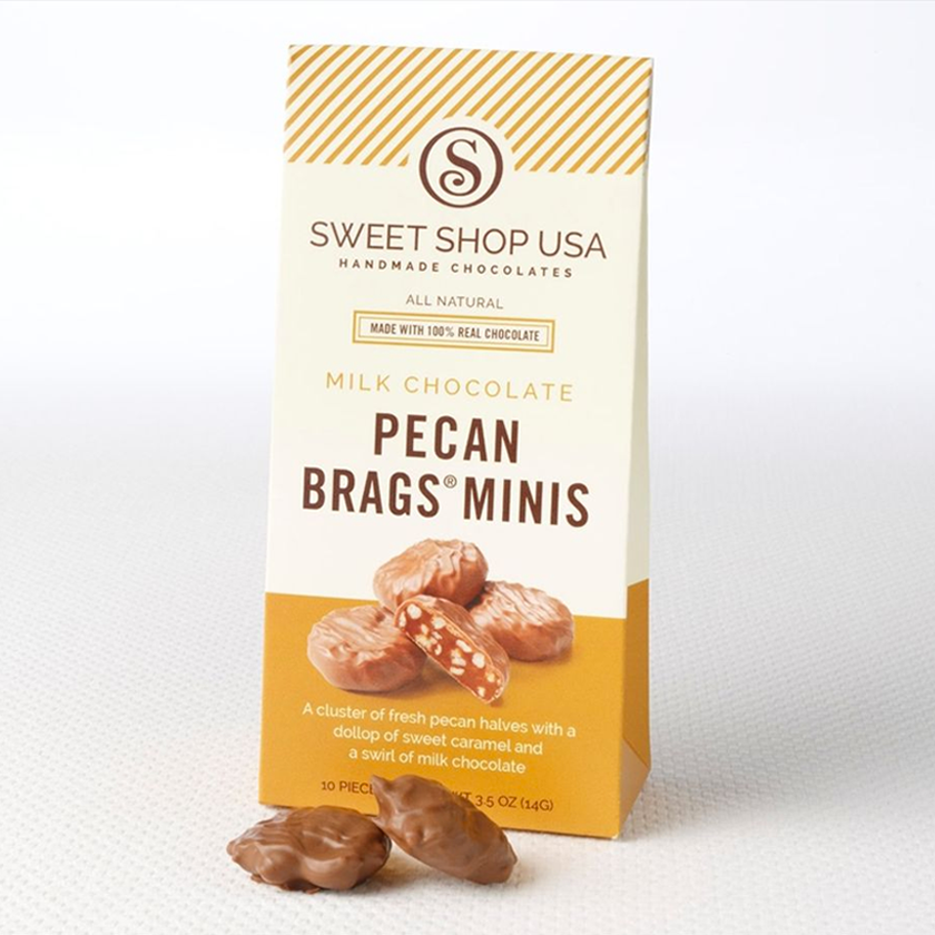 Sweet Shop USA Grab & Go - Pecan Brags 3.5oz (10pc)