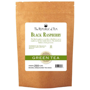 The Republic of Tea - Black Raspberry Green Bulk (250 ct)