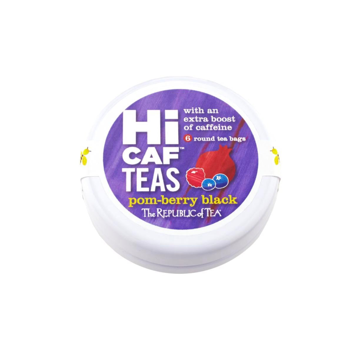 The Republic of Tea - HiCAF® Pom-berry Black Traveler's Tin (18 ct)