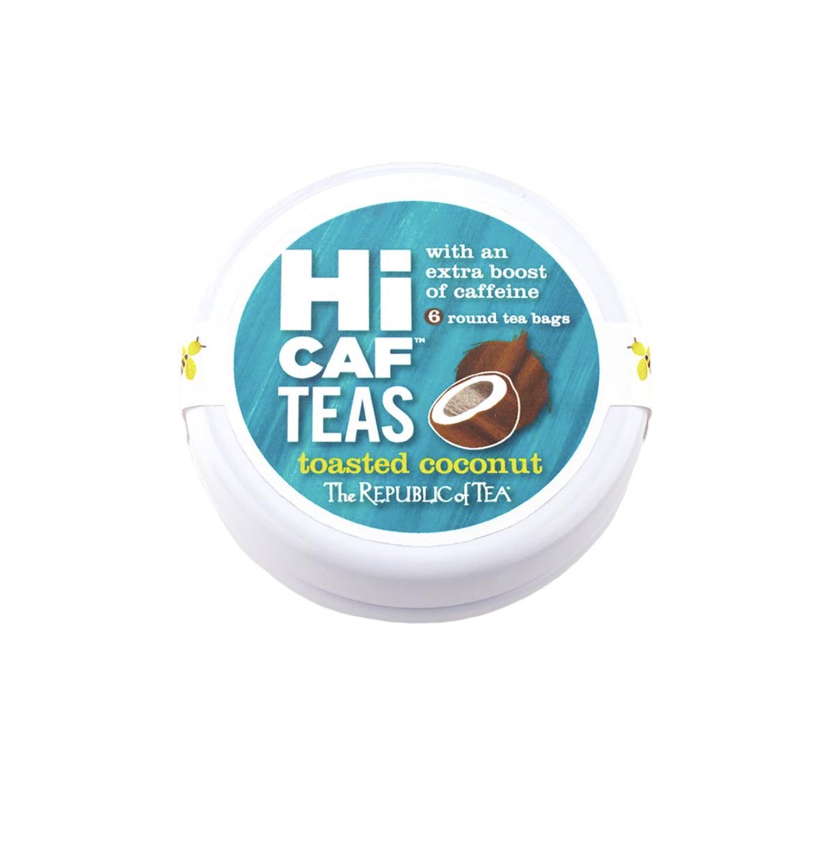 The Republic of Tea - HiCAF® Toasted Coconut Black Traveler's Tin (18 ct)