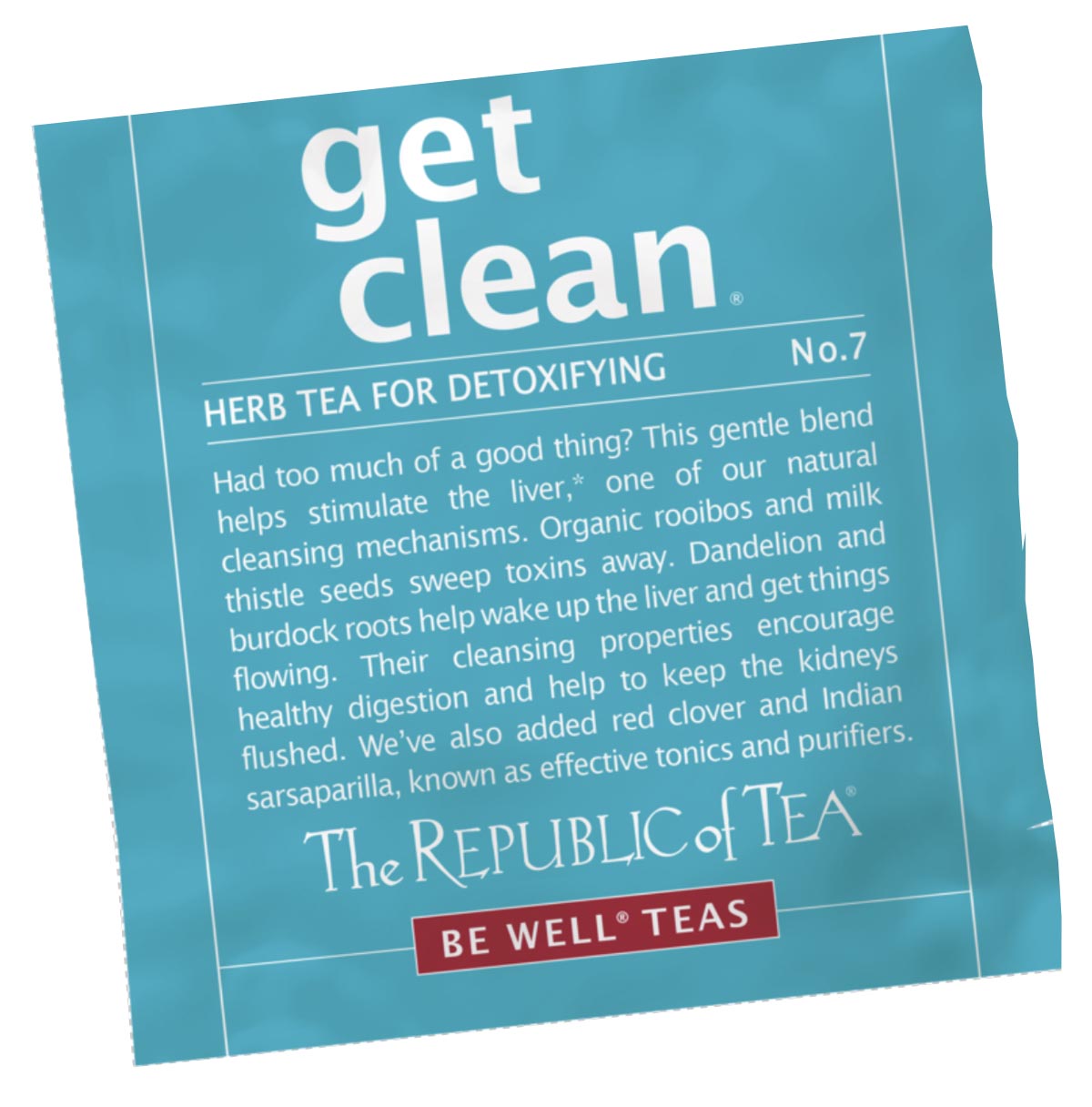 The Republic of Tea - get clean® Overwraps (50 Bags)