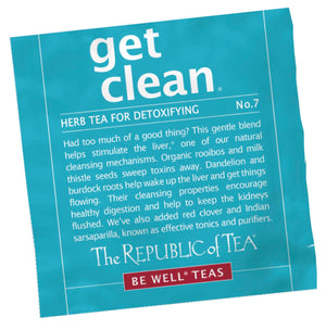 The Republic of Tea - get clean® Overwraps (50 Bags)