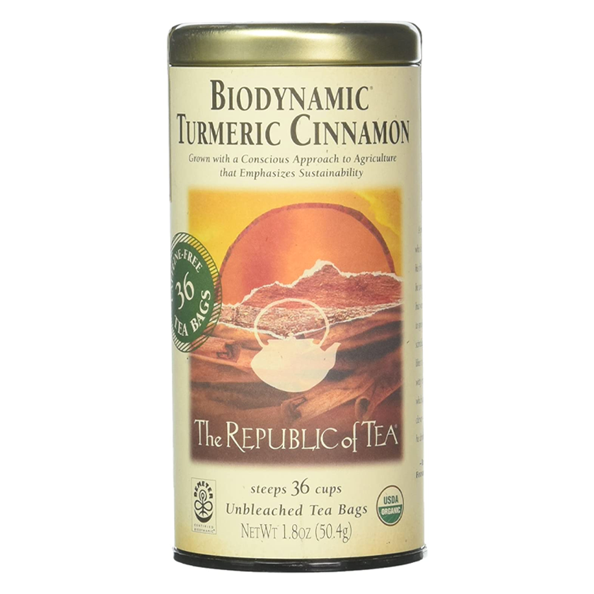 The Republic of Tea - Biodynamic® Organic Turmeric Cinnamon (Single)