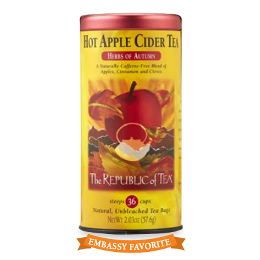The Republic of Tea - Hot Apple Cider Herbal (Case)