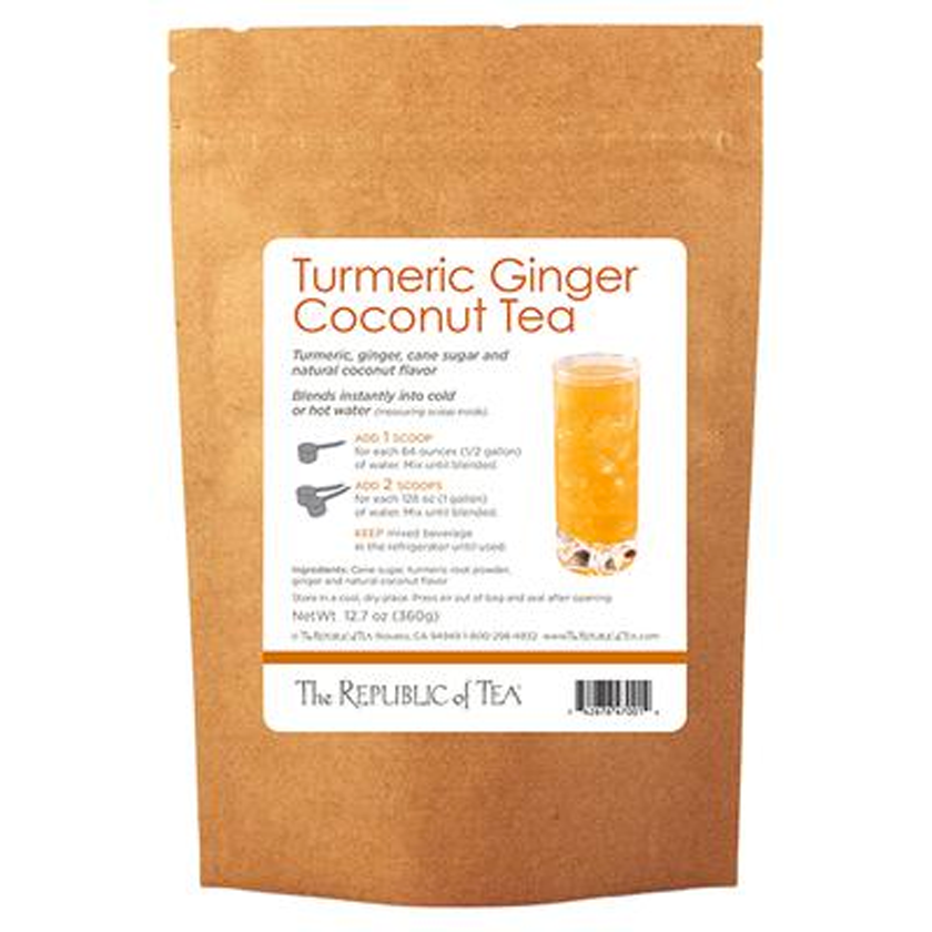 The Republic of Tea - Turmeric Coconut Ginger Iced Tea Mix (360g)