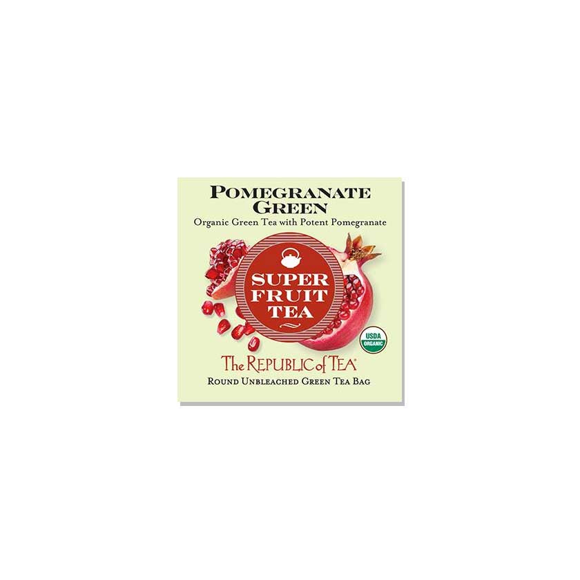The Republic of Tea - Superfruit™ Organic Pomegranate Green (50 Bags)
