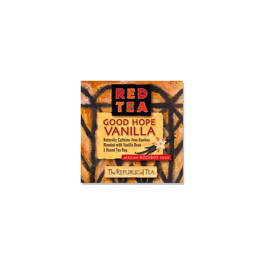 The Republic of Tea - RED Good Hope Vanilla Overwraps (50 Bags)