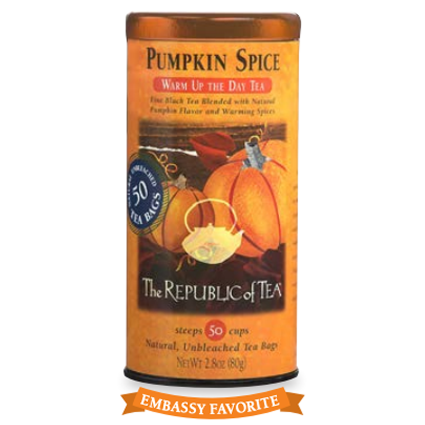 The Republic of Tea - Pumpkin Spice Black (Case)