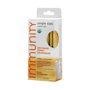 The Republic of Tea - Single Sips® Immunity Nectarine Honey Orangeade