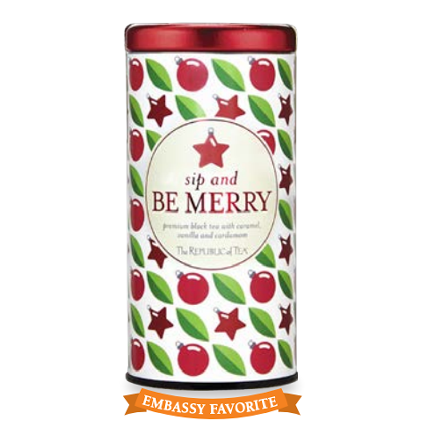 The Republic of Tea - Sip and Be Merry Black (Case) *Avail Sept. 1