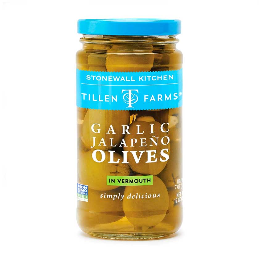 Tillen Farms - Garlic Jalapeño Olives 12oz