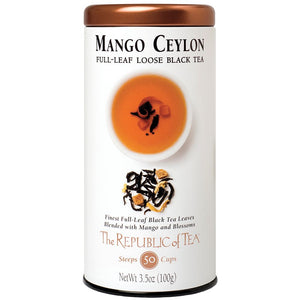 The Republic of Tea - Mango Ceylon Black Full-Leaf (Case)