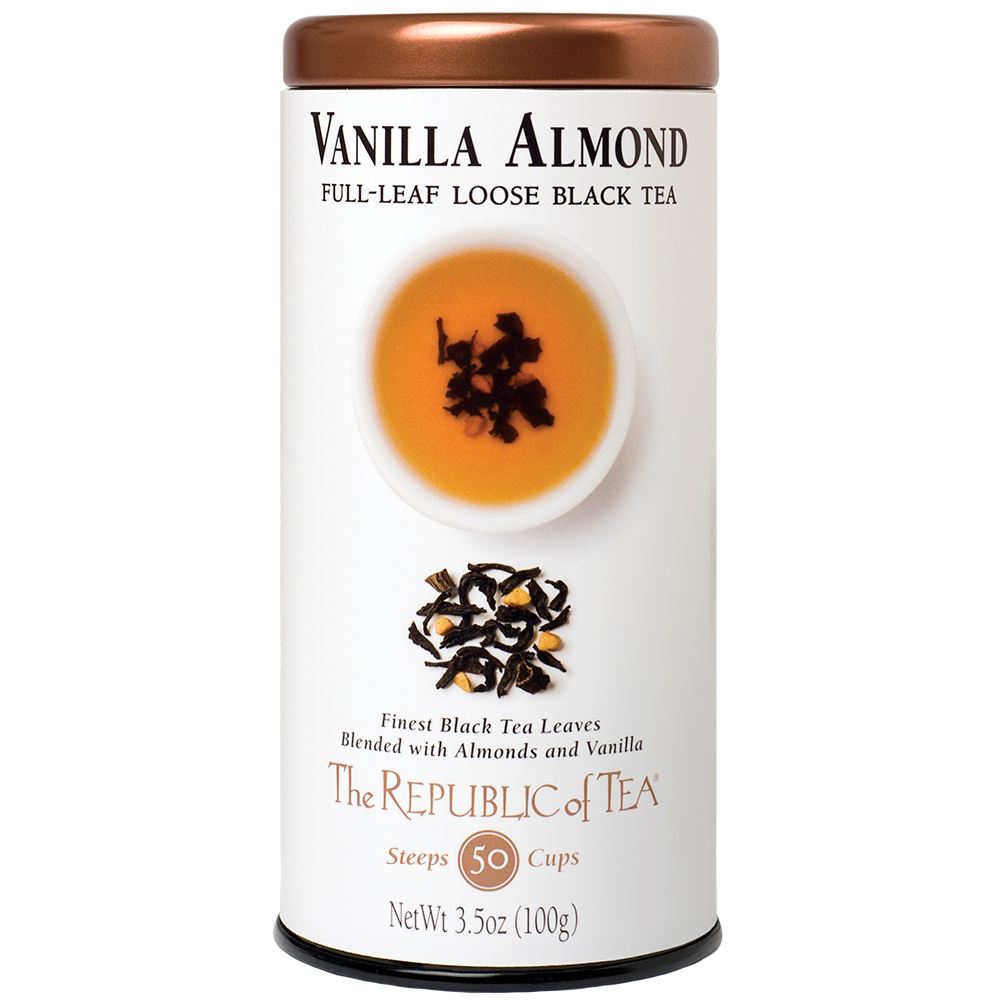 The Republic of Tea - Vanilla Almond Black Full-Leaf (Case)