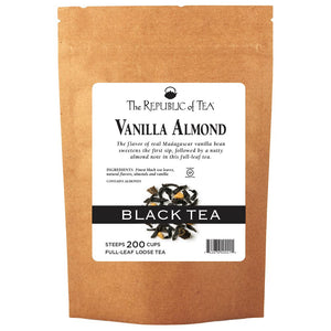 The Republic of Tea - Vanilla Almond Black Full-Leaf Bulk Bag (1 lb)