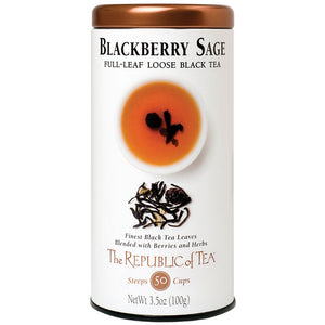 The Republic of Tea - Blackberry Sage Black Full-Leaf (Case)