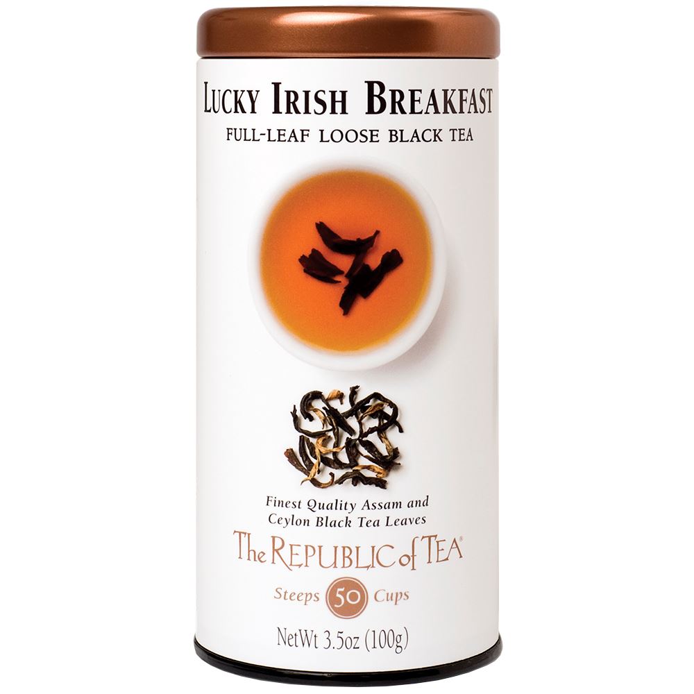 The Republic of Tea - Lucky Irish Breakfast Black Full-Leaf (Case)