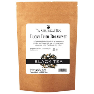 The Republic of Tea - Lucky Irish Breakfast Black Full-Leaf Bulk Bag (1 lb)