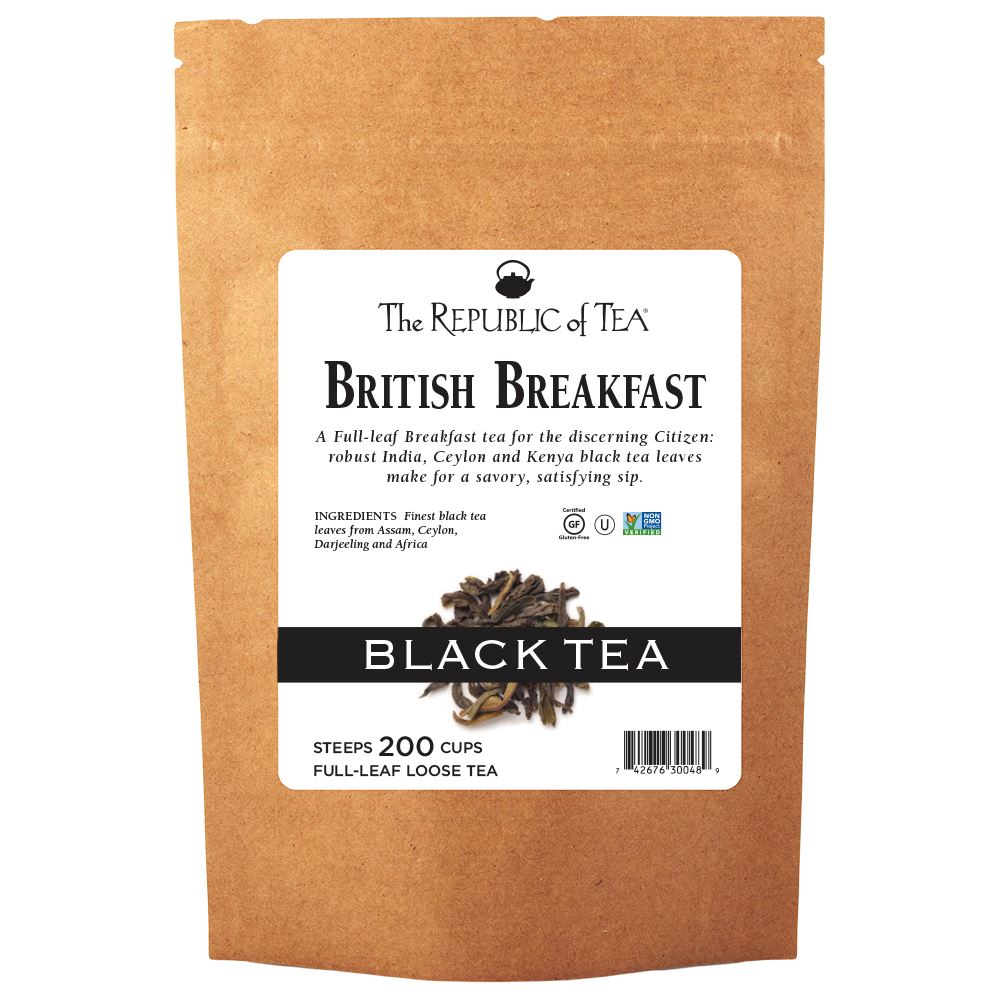 The Republic of Tea - British Breakfast Black Full-Leaf Bulk Bag (1 lb)