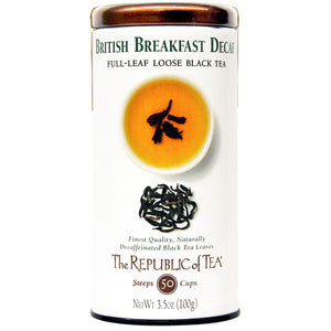 The Republic of Tea - DECAF British Breakfast Black Full-Leaf (Single)
