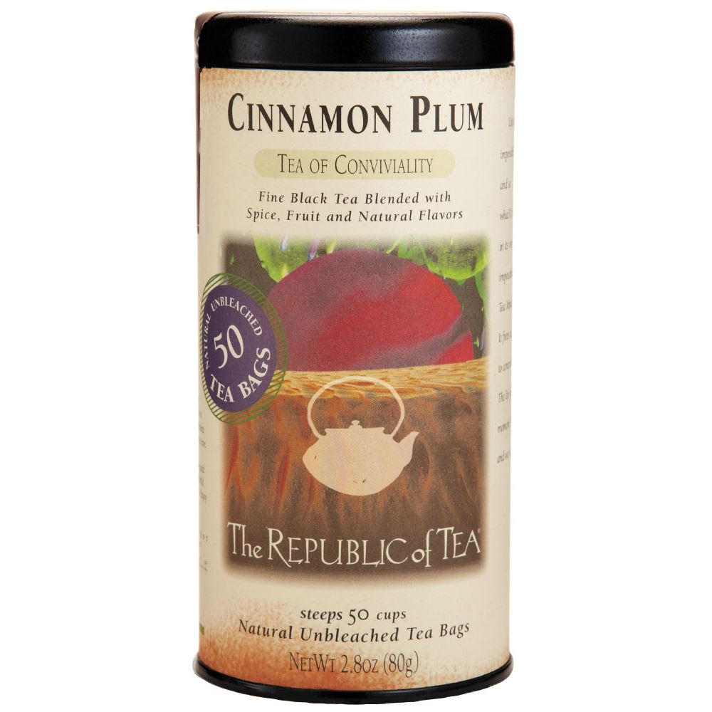 The Republic of Tea - Cinnamon Plum Black (Single)