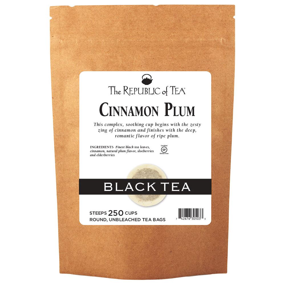 The Republic of Tea - Cinnamon Plum Black Bulk Bag (250 ct)