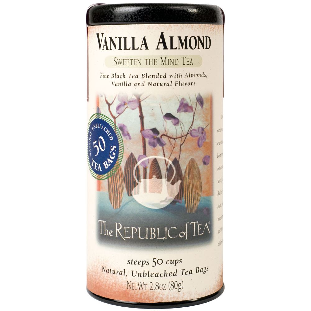 The Republic of Tea - Vanilla Almond Black (Case)
