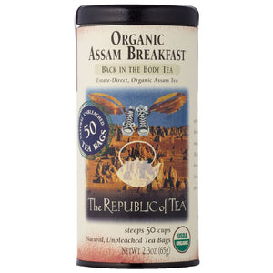 The Republic of Tea - Organic Assam Breakfast Black (Case)