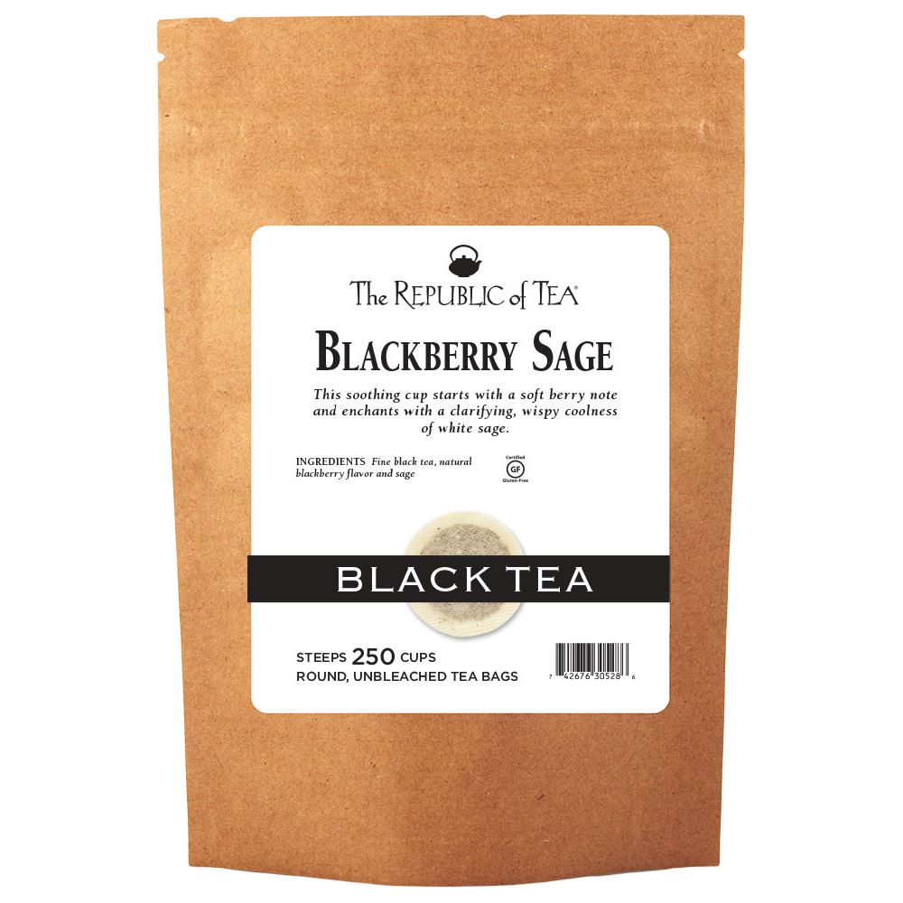 The Republic of Tea - Blackberry Sage Black Bulk Bag (250 ct)