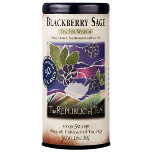 The Republic of Tea - Blackberry Sage Black (Case)