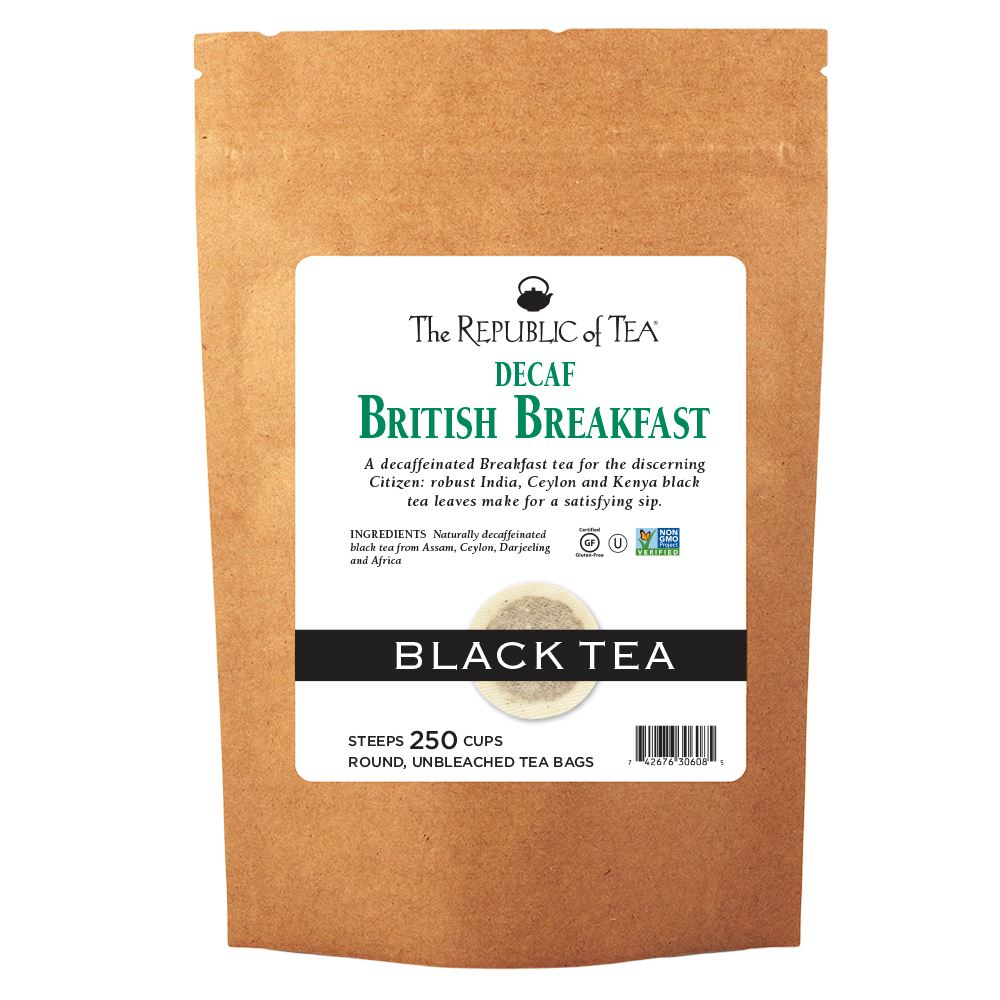 The Republic of Tea - DECAF British Breakfast Black Bulk Bag (250 ct)