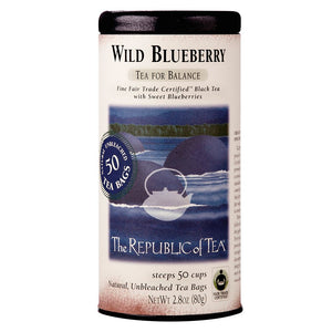 The Republic of Tea - Wild Blueberry Black (Case)