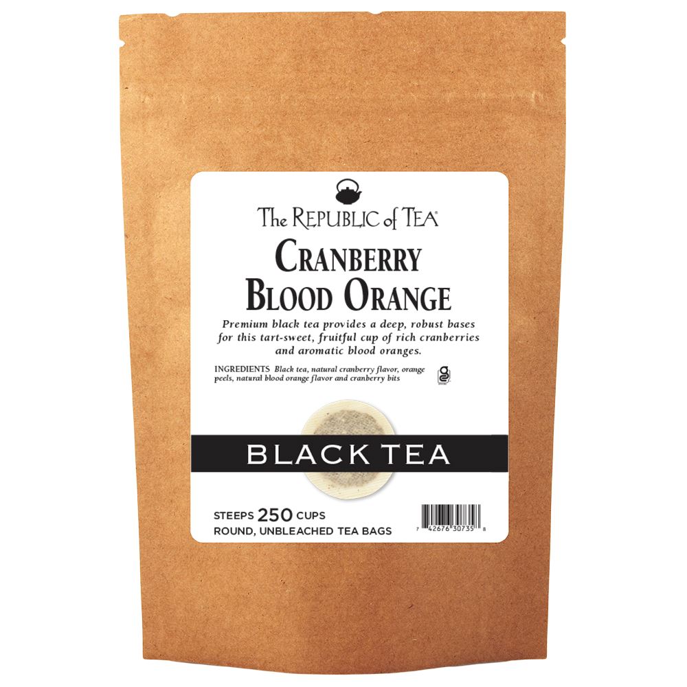 The Republic of Tea - Cranberry Blood Orange Black Bulk Bag (250 ct)