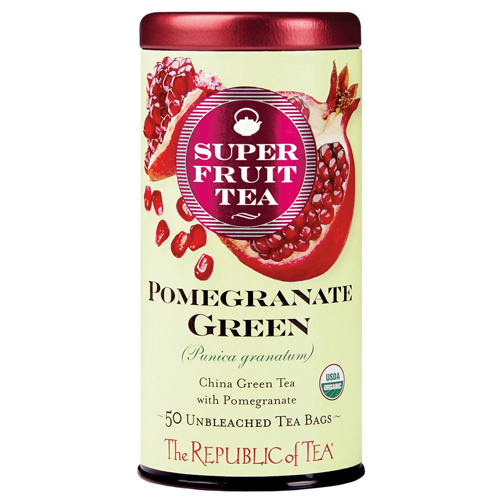 The Republic of Tea - Superfruit™ Organic Pomegranate Green (Case)