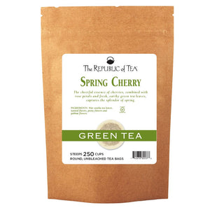The Republic of Tea - Spring Cherry Green Bulk Bag (250 ct)