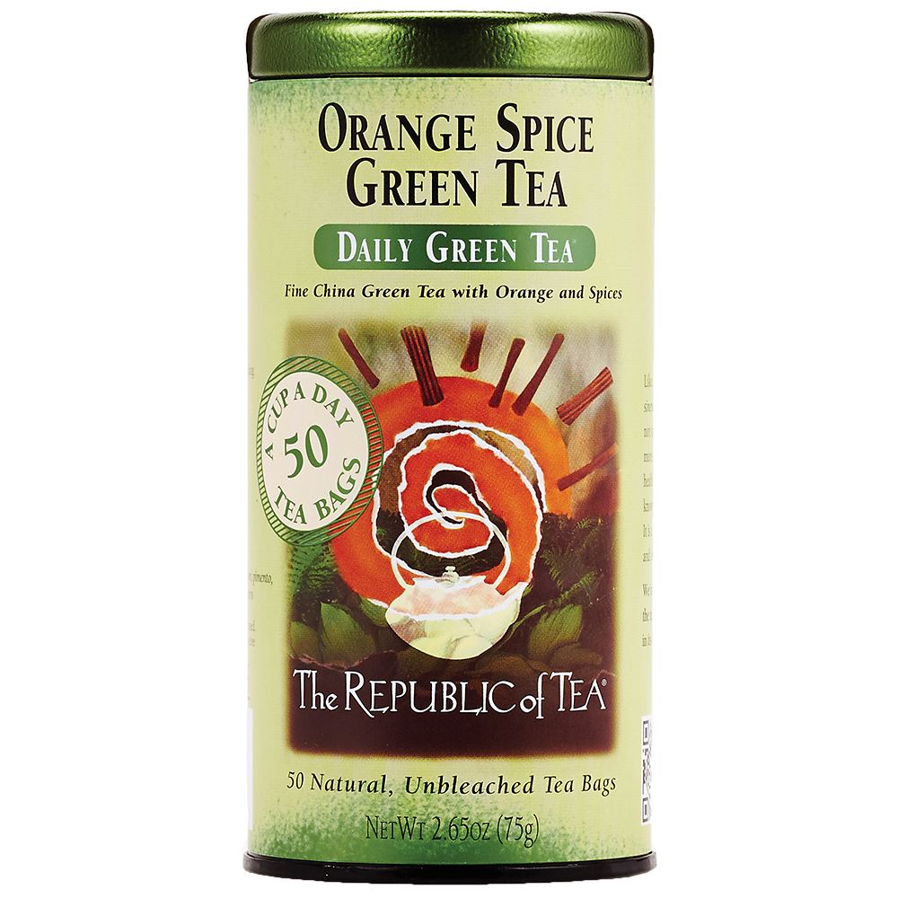 The Republic of Tea - Orange Spice Green (Case)
