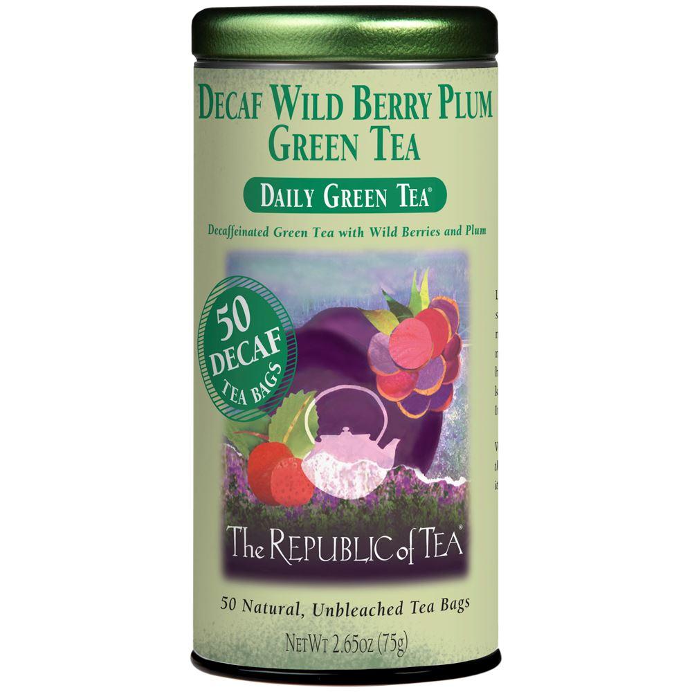 The Republic of Tea - DECAF Wild Berry Plum (Case)