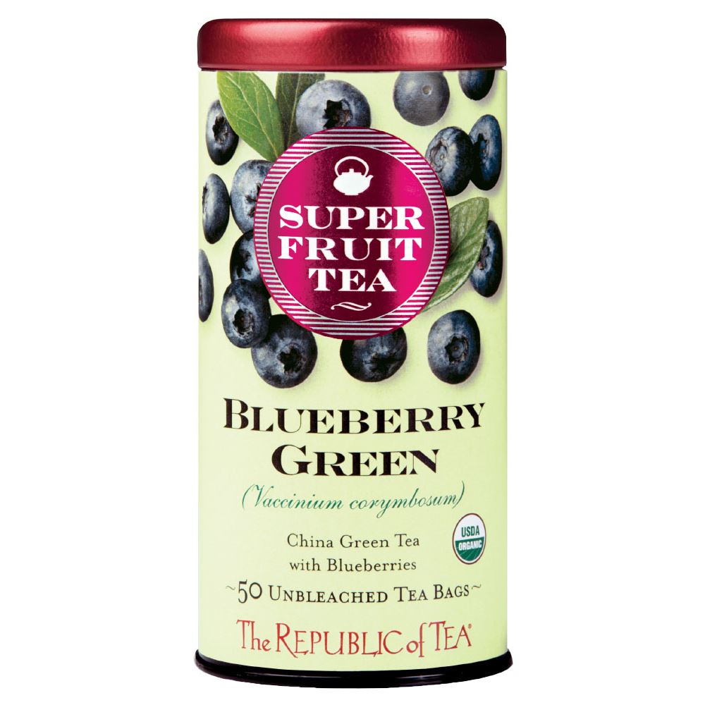 The Republic of Tea - Superfruit™ Organic Blueberry Green (Case)